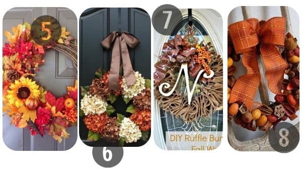 25 DIY Fall Wreath Styles: Decorate Your Front Door