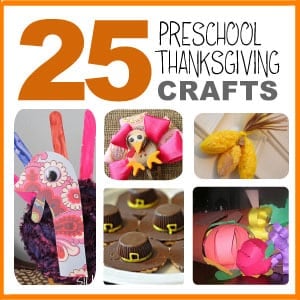 25 Preschool Thanksgiving Crafts - Get the kids in the Thanksgiving spirit by making cardboard tube pilgrims and Indians, a clay pot scarecrow, creative food crafts, and more! Plus discover how to make Thanksgiving turkeys with a toilet paper roll, Popsicle stick, baby food jars and other simple household items.
