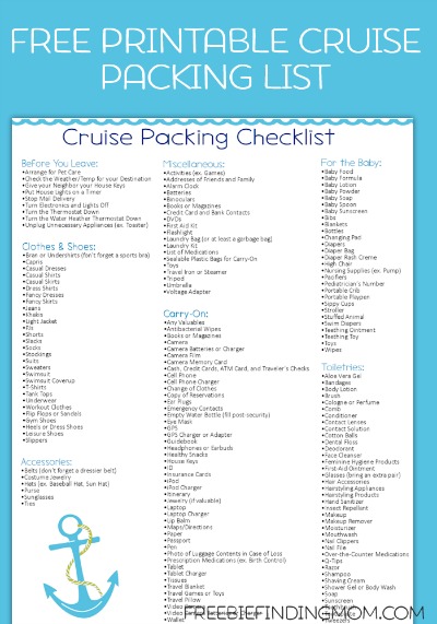 Dentrodabiblia Caribbean Vacation Packing List