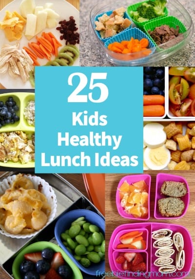 25 Kids Healthy Lunch Ideas - Nutritious, Delicious AND Kid Approved!