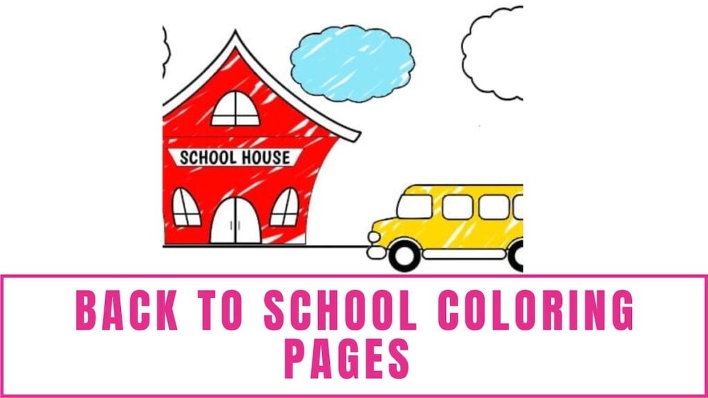 back to school coloring pages