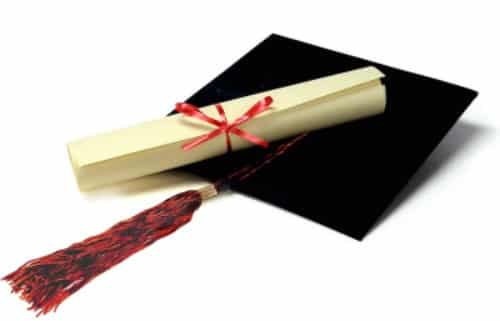 hat and diploma to promote ways to earn cash