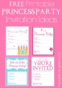 Free Printable Princess Party Invitations - Seriously Adorable!