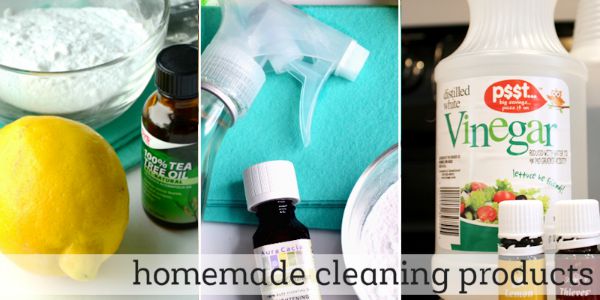 Homemade essential oil recipes for cleaning products