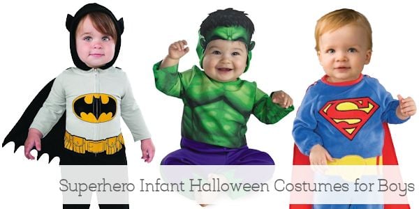 Superhero Infant Halloween Costumes for Boys 