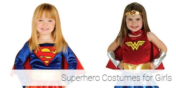 Superhero Toddler Halloween Costumes for Girls