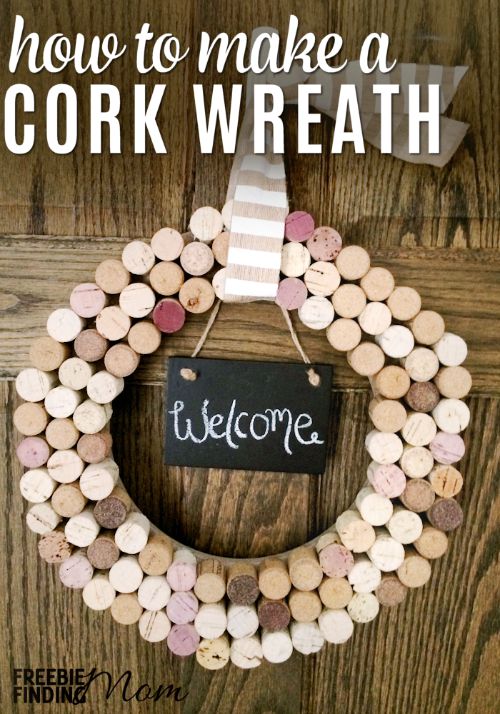Transform your door with the help of DIY crafts with wine corks like this homemade cork wreath. With just ten little steps, you can have a wreath that’ll look like it came from a pricey home décor store.