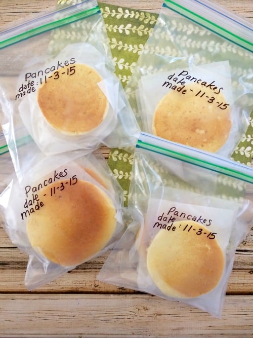 Send the family out the door with a delicious and nutritious breakfast by learning how to freeze pancakes. Go ahead and stock up your freezer, so the next time you need a quick homemade breakfast you can grab, heat and eat.