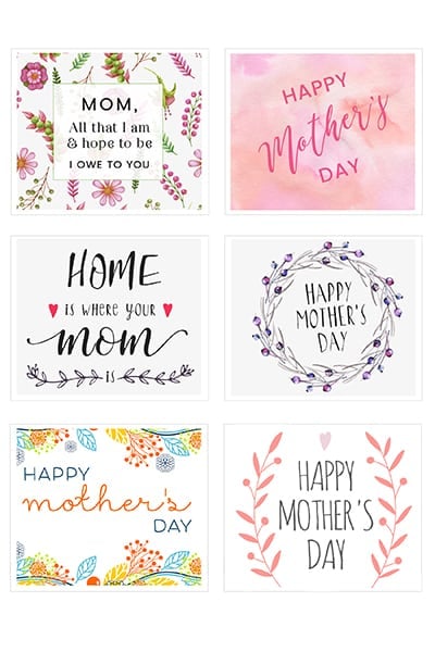 Free Mother's Day Printable Cards