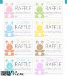 10 free printable diaper raffle tickets how to make homemade raffle tickets