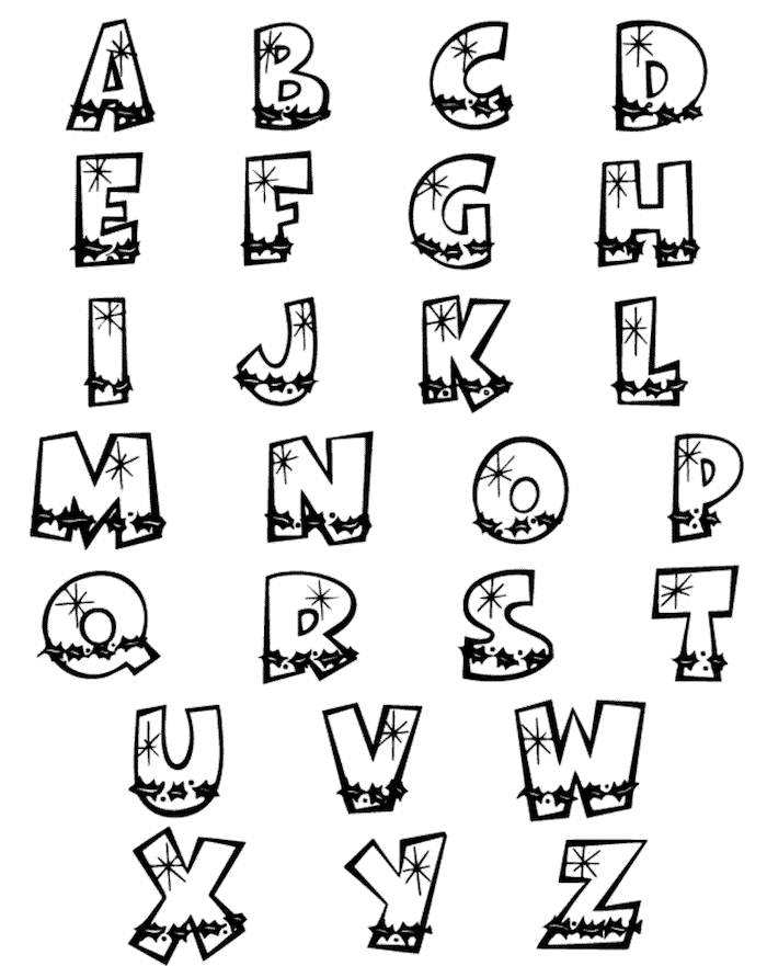 Free Printable Christmas Alphabet Templates Printable Templates free-printable-christmas-alphabet-templates-printable-templates