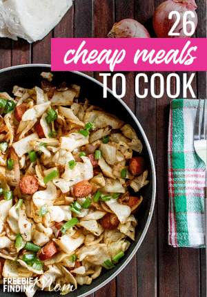 26 Cheap Meals to Cook | Dinner Recipe Ideas