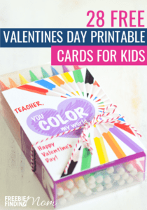 FREE Valentine's Day Card Printable for Kids of All Ages