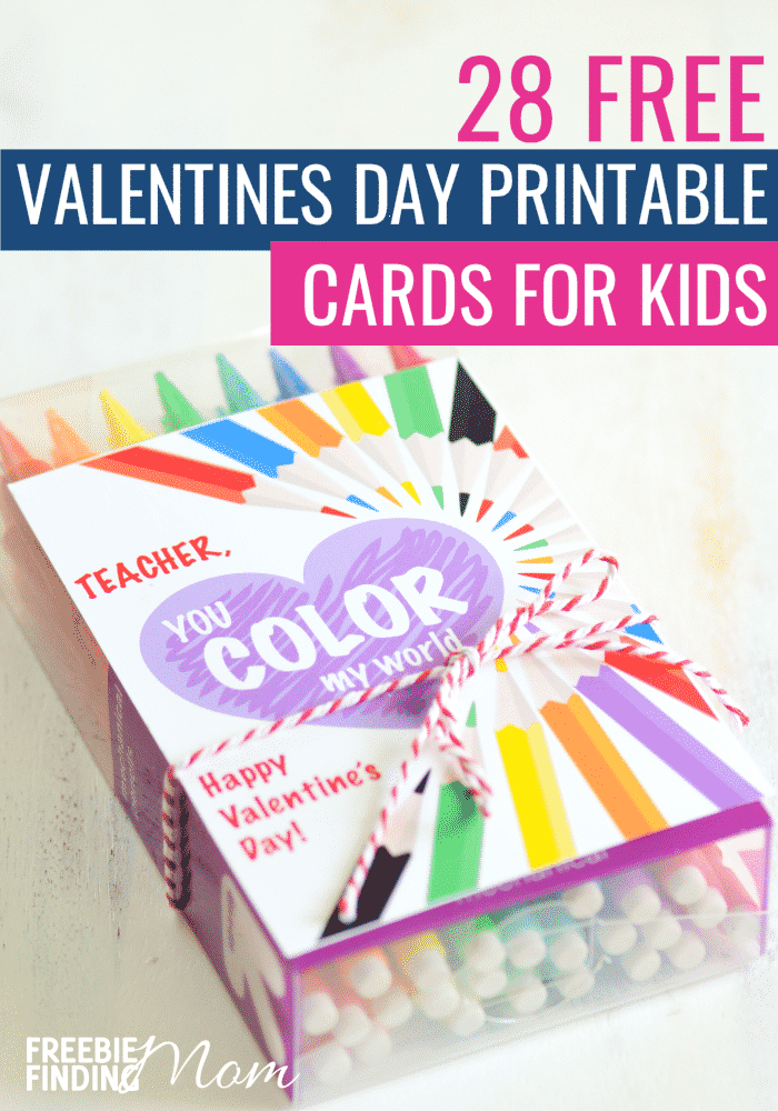 Printable Valentine's Day Gumball Cards I