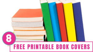 Printable Book Covers (8 FREE Options) - Freebie Finding Mom