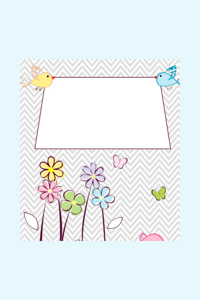 printable book cover template