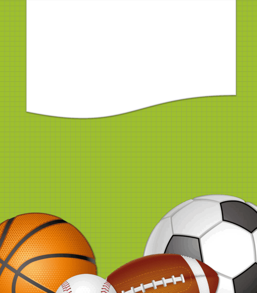 sports fan book cover template
