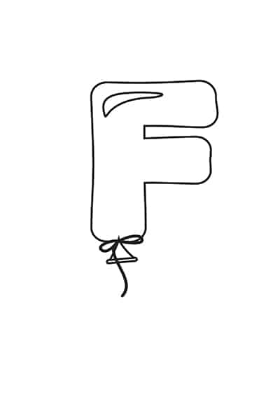 printable bubble letters balloon letter f freebie finding mom