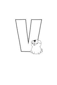 Printable Bubble Letters: Cat and Dog Letters Alphabet