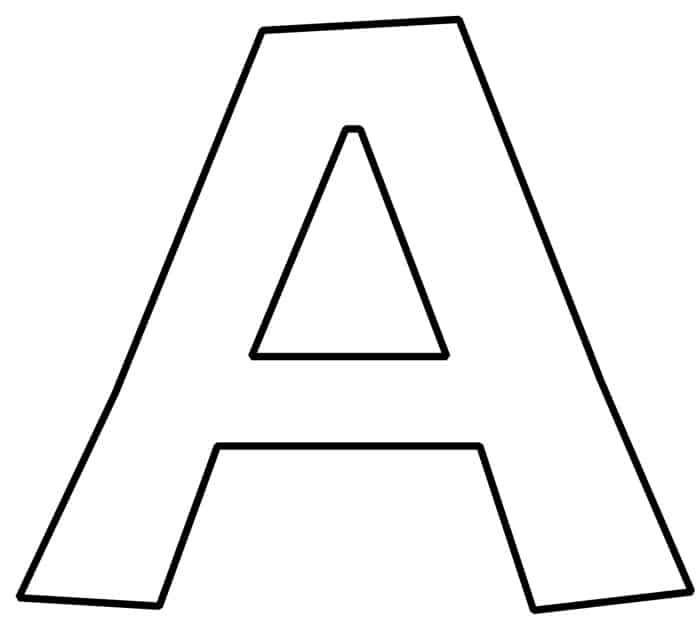 Free Printable Bubble Letter A Freebie Finding Mom