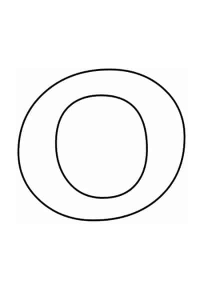 Bubble Letter O