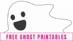 Free Ghost Printables (5 Options) - Freebie Finding Mom