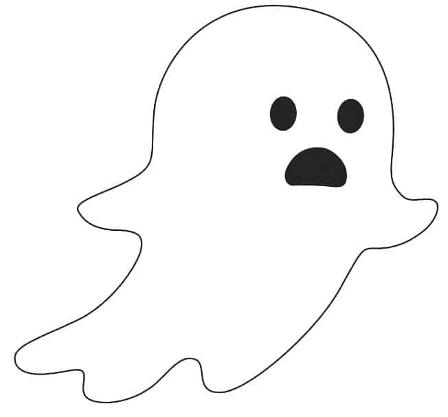 Free Printable Ghost Template FREE PRINTABLE TEMPLATES