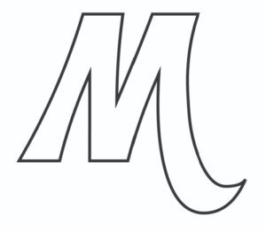 printable bubble letters fancy bubble letter m freebie