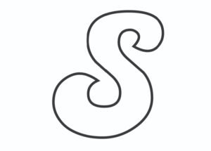printable bubble letters fancy bubble letter s freebie