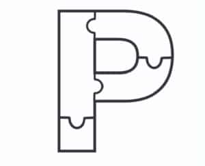 printable bubble letters puzzle letter p freebie finding mom