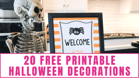 20 Free Printable Halloween Decorations - Freebie Finding Mom