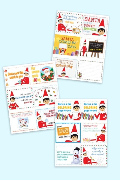 34 Elf on the Shelf Printable Notes - Freebie Finding Mom