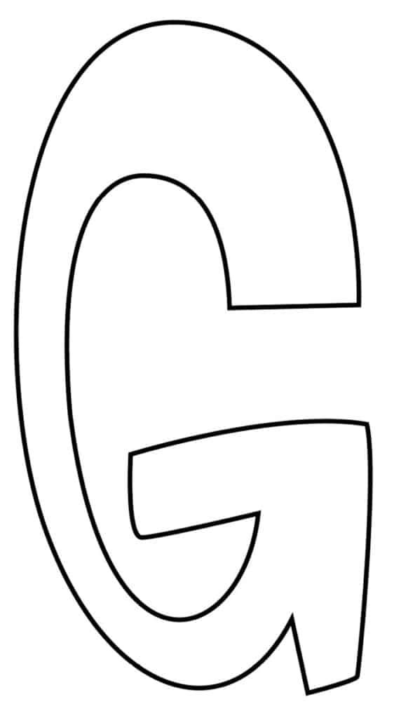 graffiti bubble letter g printable freebie finding mom
