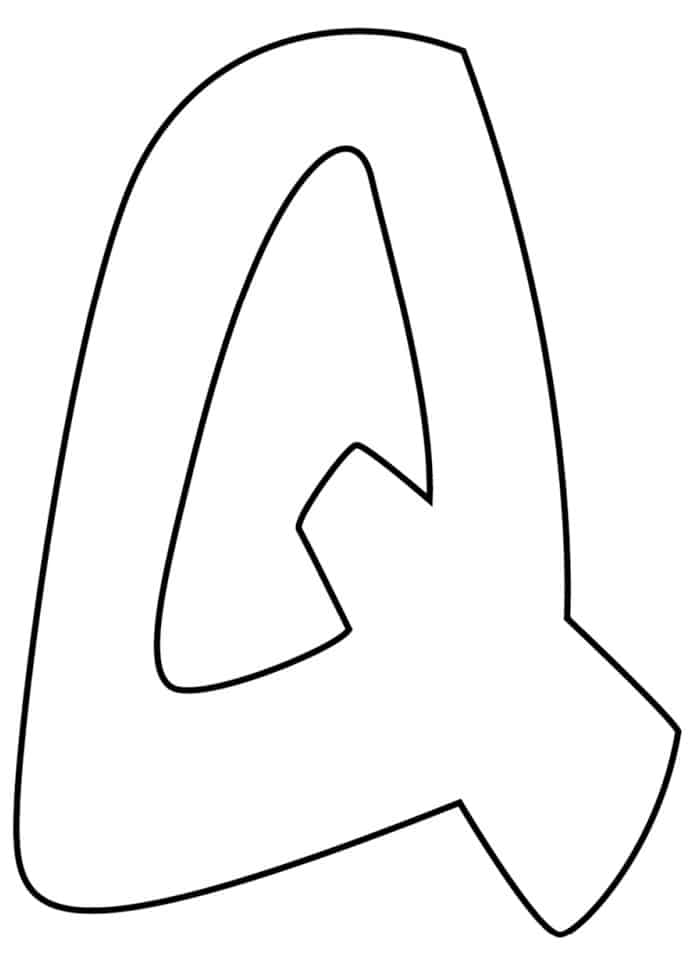 graffiti bubble letter q printable freebie finding mom