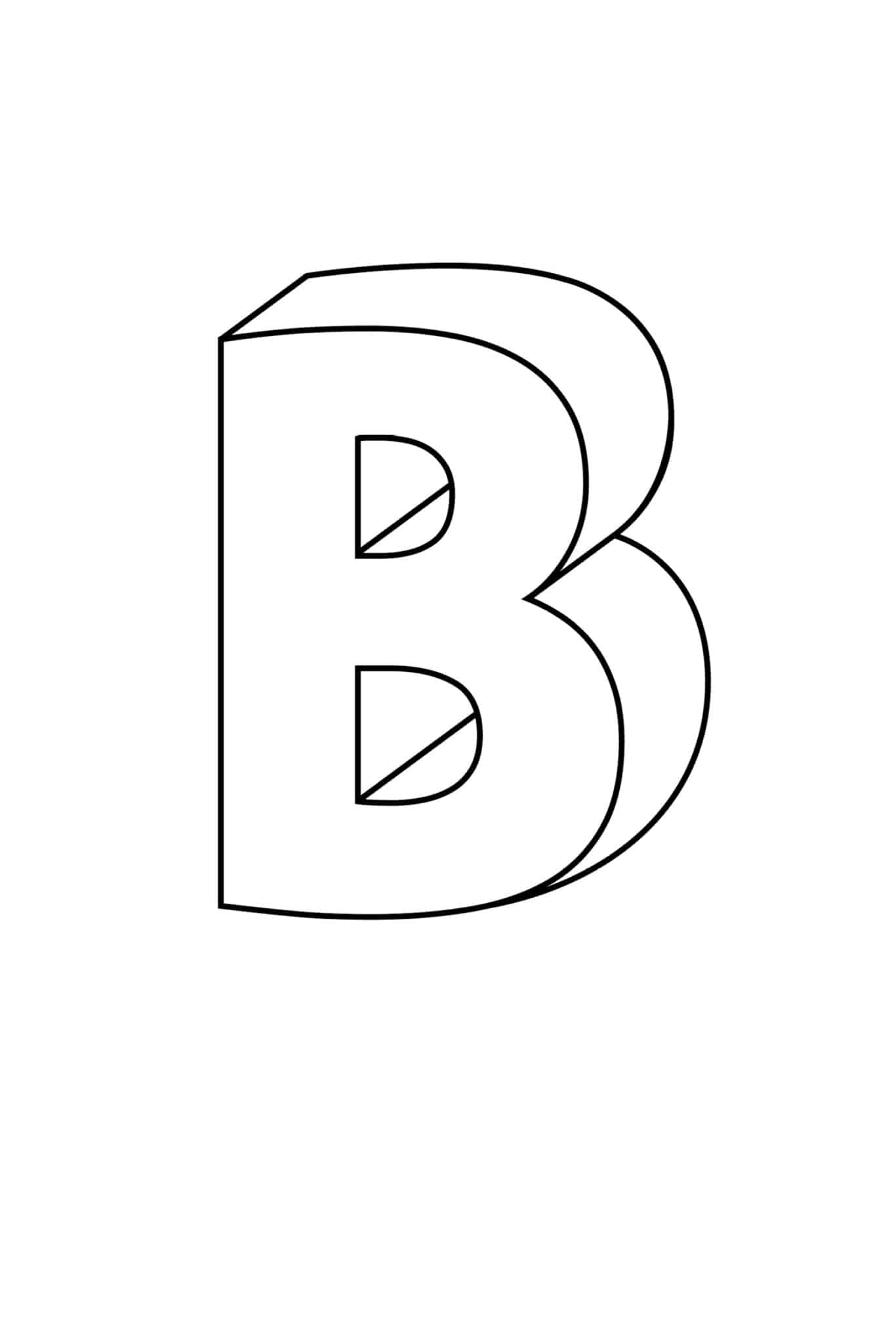 Printable 3D Bubble Letters Alphabet