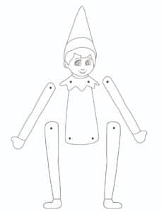 Printable Elf Template (3 Options)