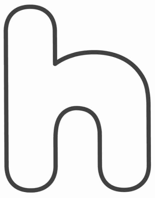 Bubble Letters Printable Nerdy Caterpillar Bubble Letter H Woo Jr