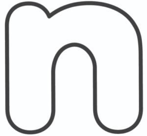 free printable lowercase bubble letters lowercase n bubble letter