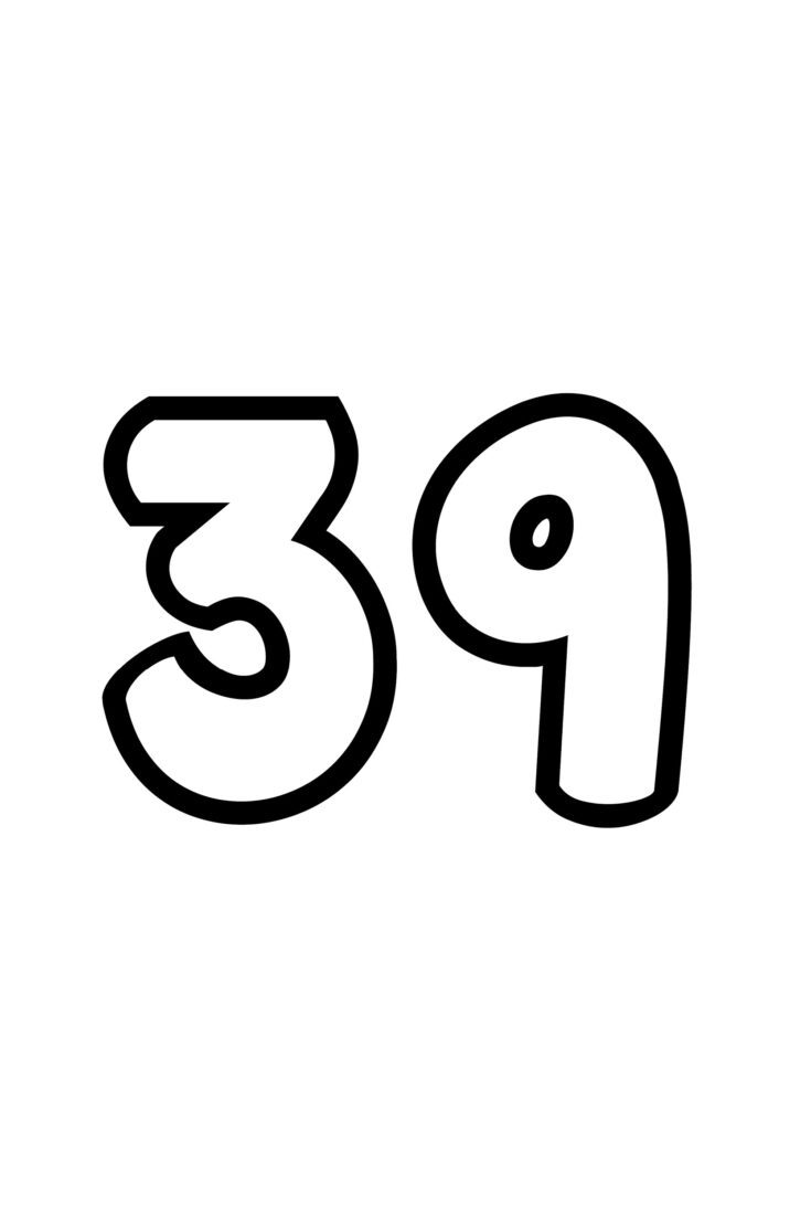free printable number bubble letters bubble numbers 0 100 freebie