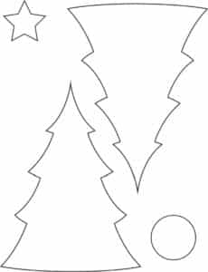 4 Free Christmas Tree Template Printables - Freebie Finding Mom