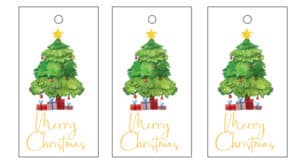 Printable Christmas Tags (6 Styles) - Freebie Finding Mom