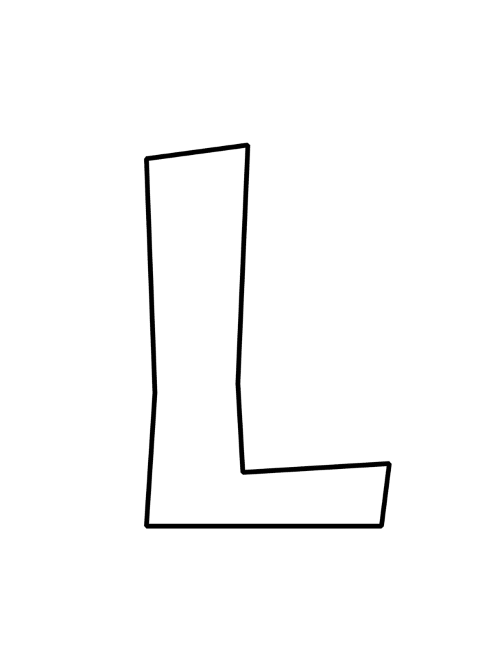 Printable Bubble Letter L - Freebie Finding Mom