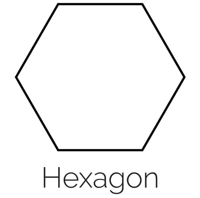 Free Printable Hexagon Shape