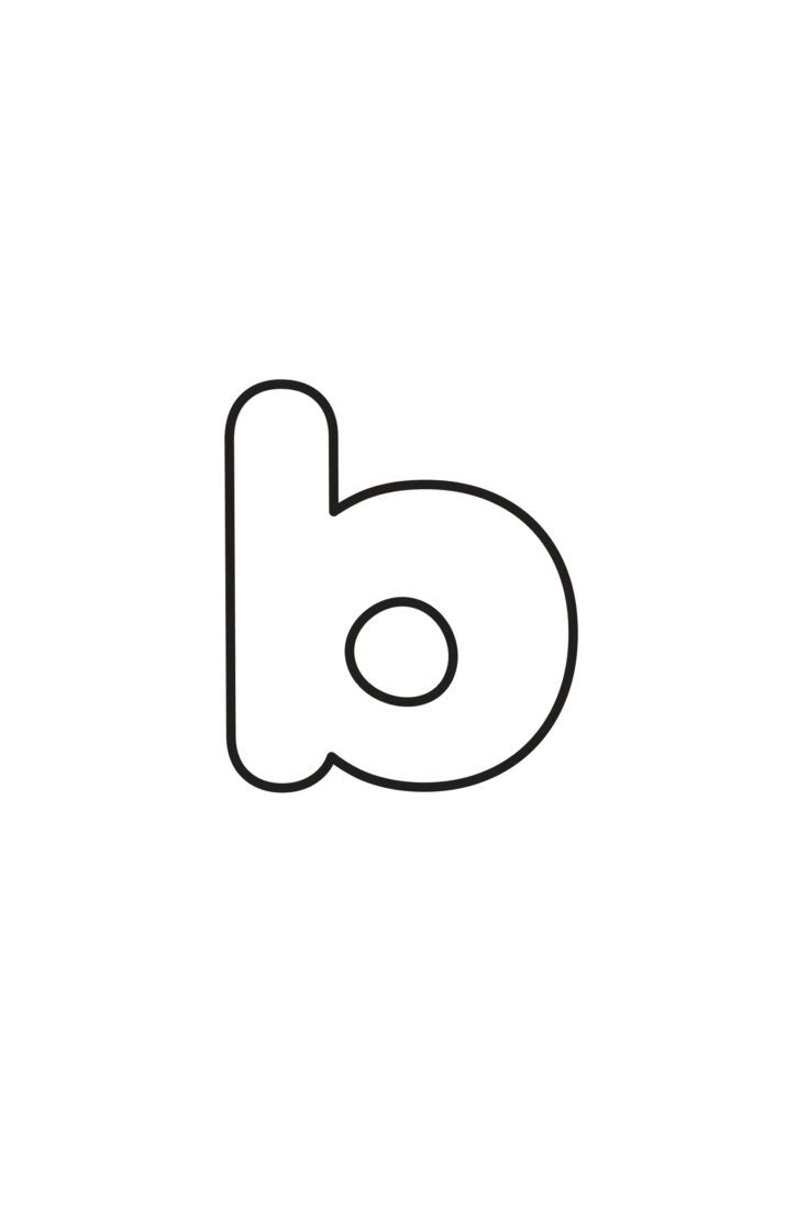 graffiti bubble letter b printable freebie finding mom