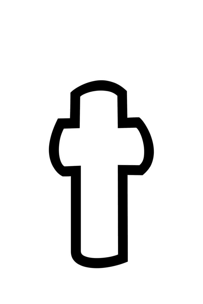 Free Printable Lowercase T Bubble Letter Stencil