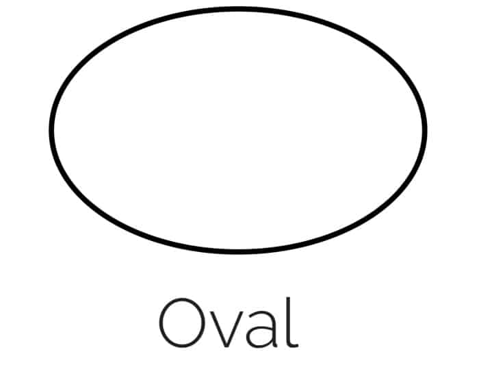Free Printable Oval Shape