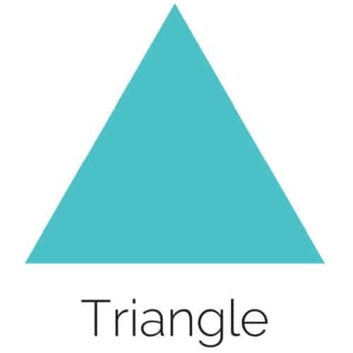 Free Printable Triangle Shape with Color Freebie Finding Mom