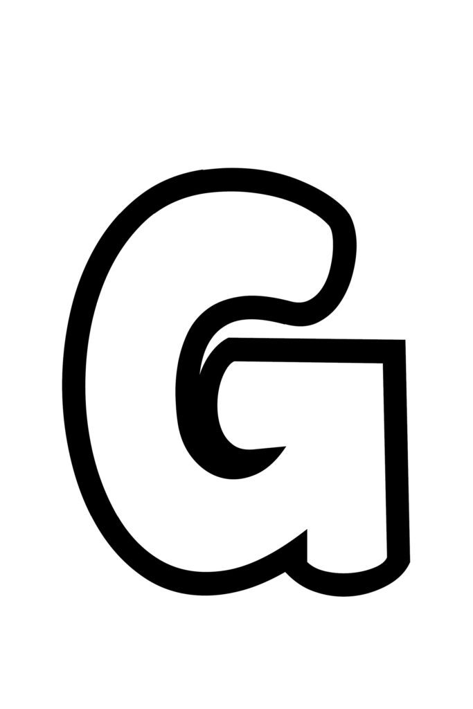 Free Printable Bubble Letter G Freebie Finding Mom Free Printable Bubble Letter G Freebie Finding Mom