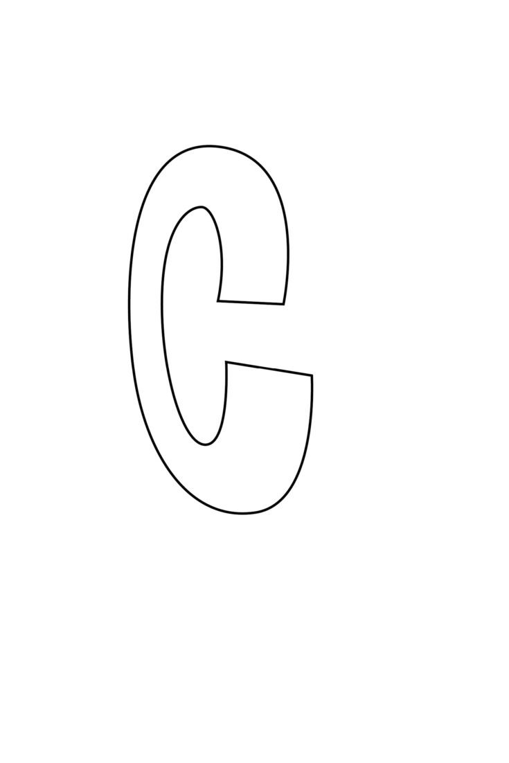 Bubble Letter C Free Printable Freebie Finding Mom