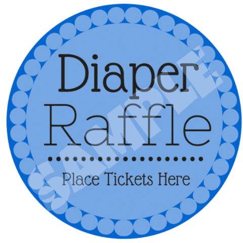 10 Free Printable Diaper Raffle Tickets - Freebie Finding Mom